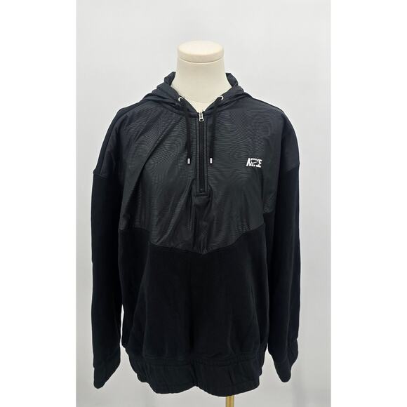 Nike Jackets & Blazers - Nike Neutral Minimalist Streetwear Icon Clash Oversized 1/4 Zip